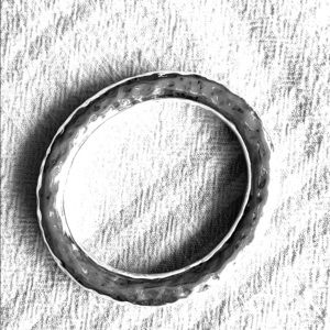 B1653 Retired Silpada Hammered Bangle Bracelet